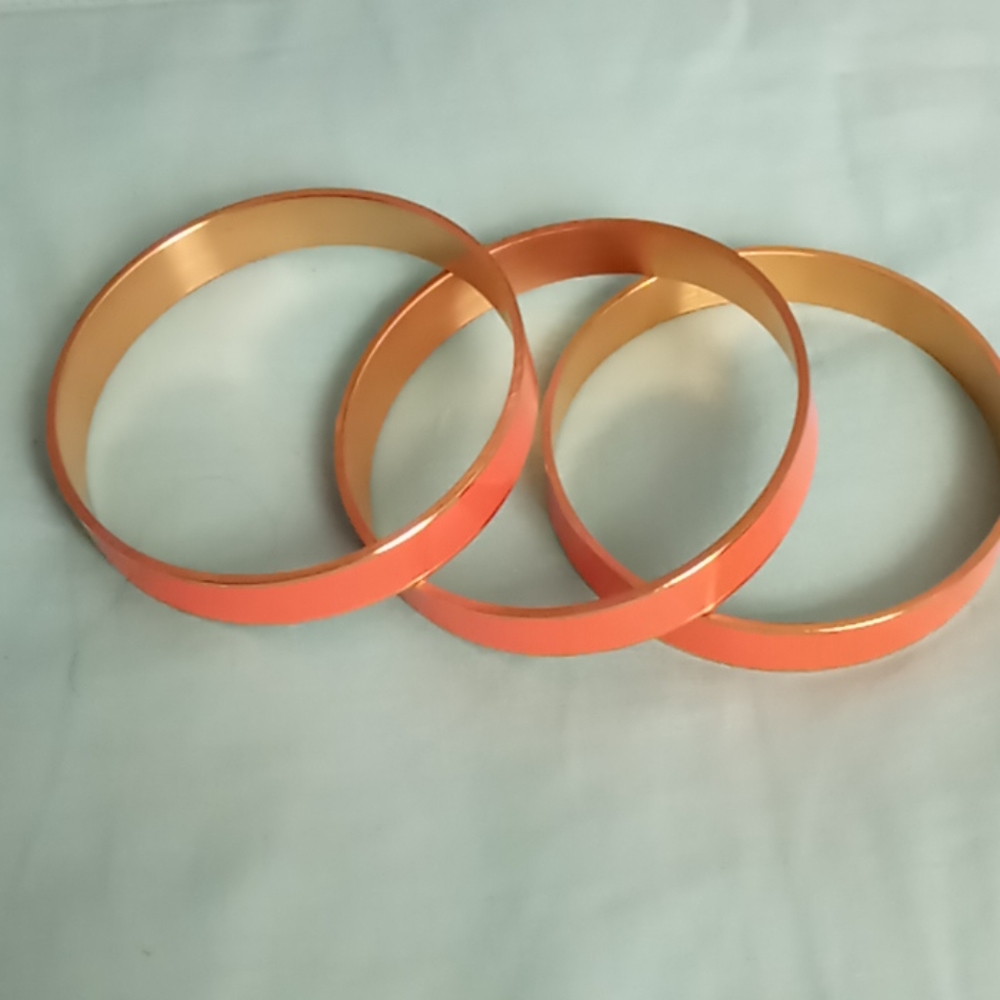 Orange bracelets